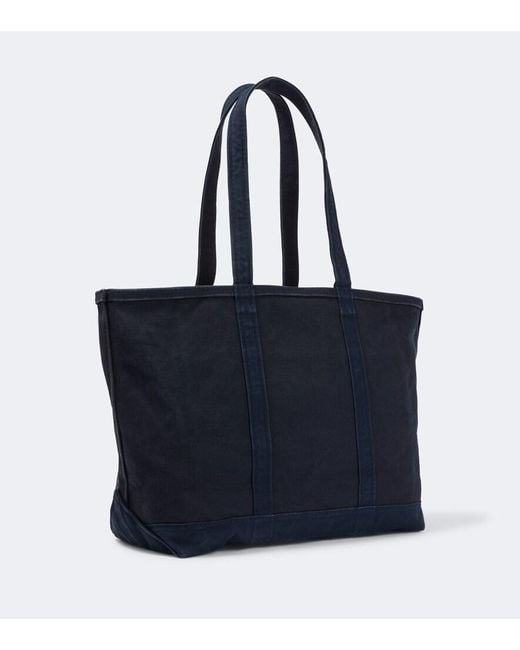 Polo Ralph Lauren Blue Canvas Tote Bag for men