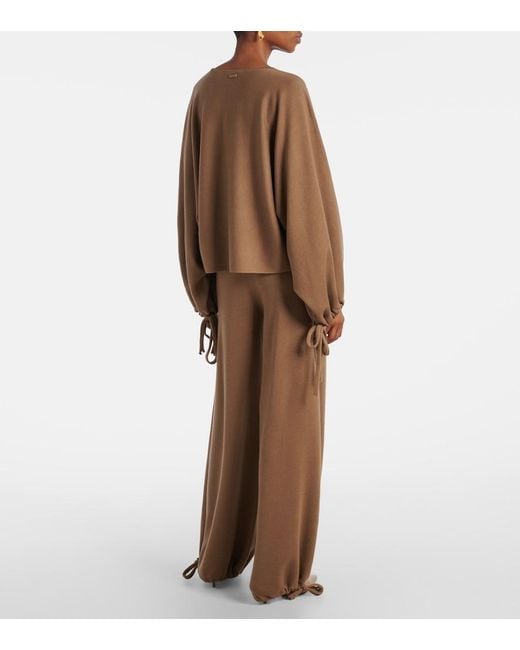 Max Mara Brown Frais Virgin Wool Sweater