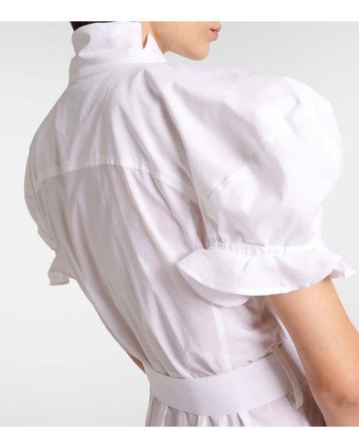 Vestido camisero Football Heart de algodon Vivienne Westwood de color White
