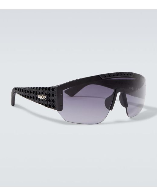 Dior Blue Dior3D M2U Shield Sunglasses for men