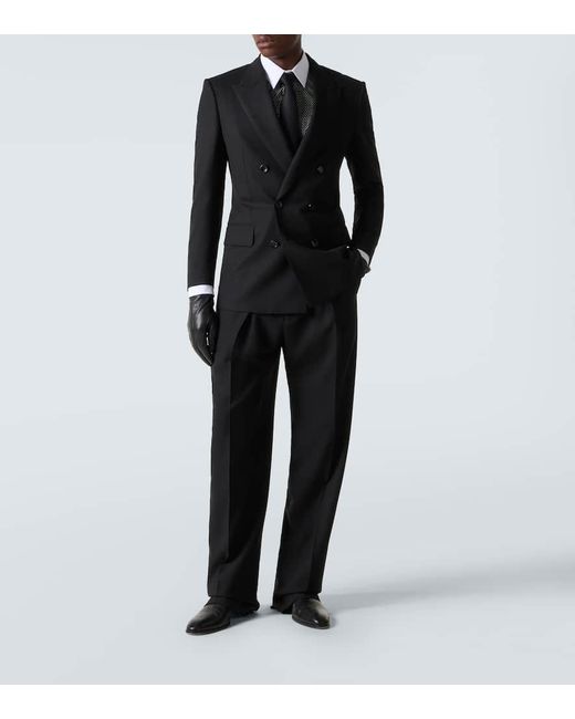 Tom Ford Blazer Aus Wolle in Black für Herren