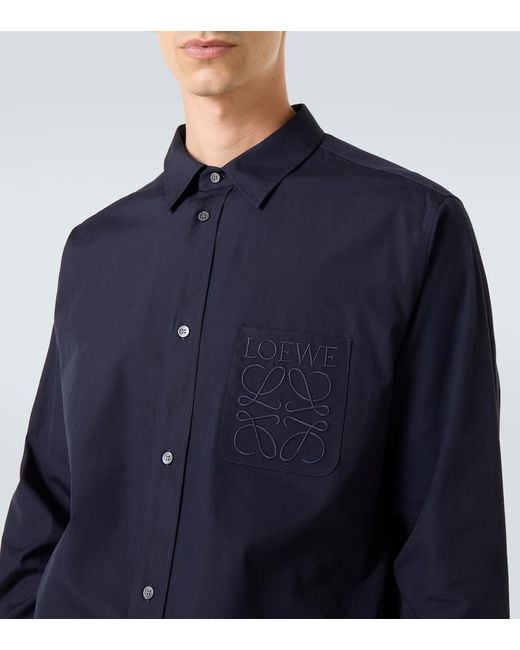 Camicia di Loewe in Blue da Uomo