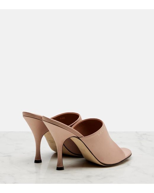 Gucci Pink Satin Mules