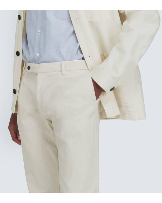Thom Sweeney Natural Cotton Chinos for men