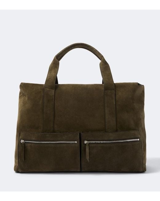 Metier Green Racer 53 Suede Duffel Bag for men