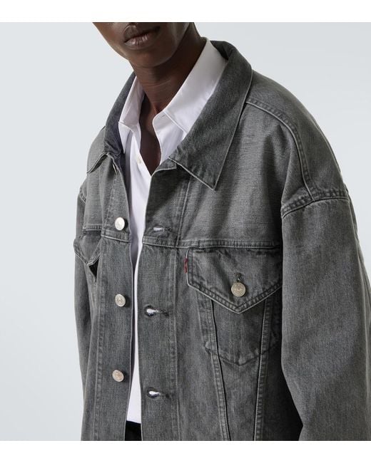 Junya Watanabe Gray X Levi's Denim Jacket for men