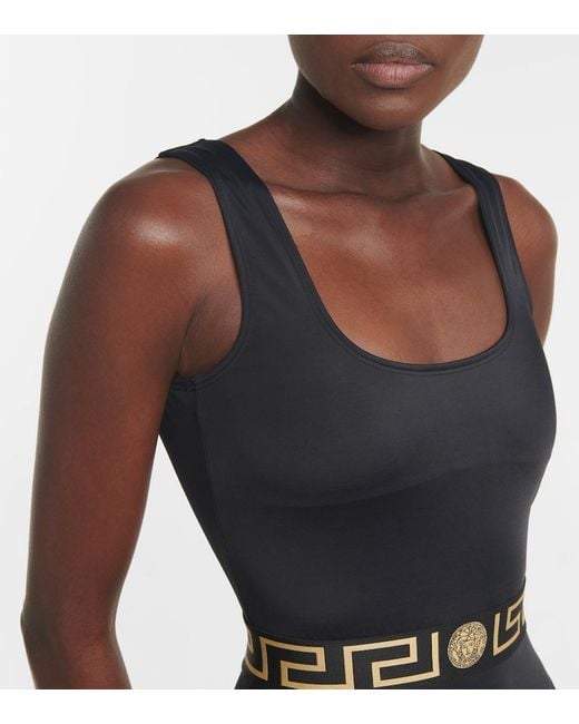 Versace Black One-Piece