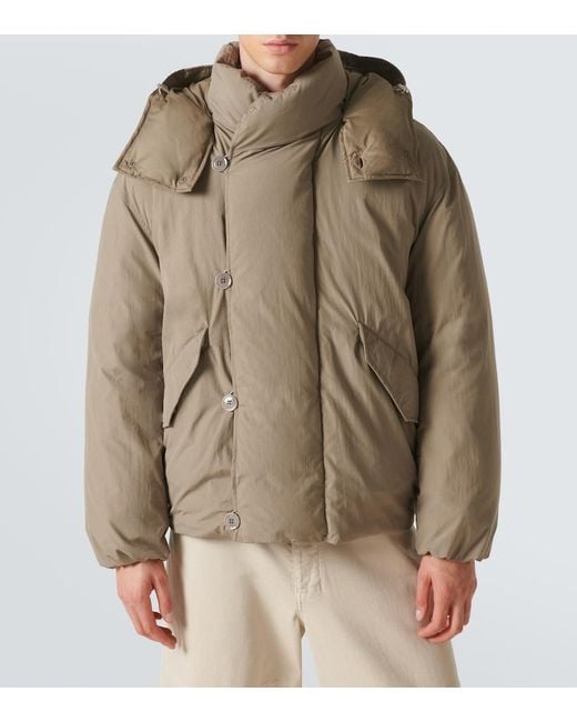 Lemaire Natural Cotton-Blend Down Jacket for men