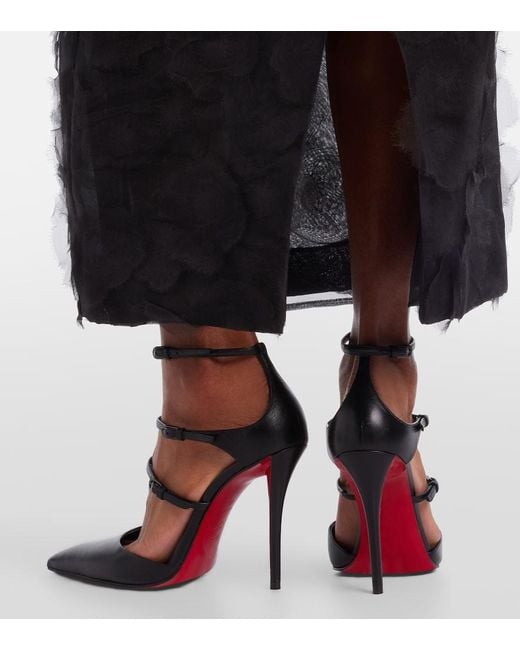 Christian Louboutin Black Milena Leather Pumps