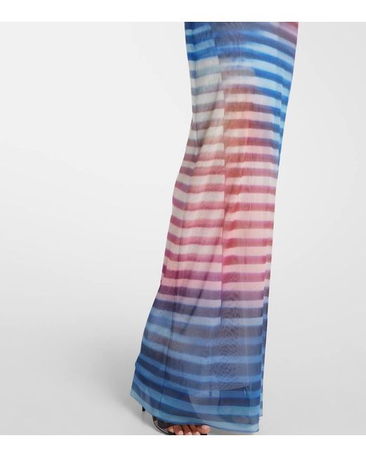 Abito Lungo Air di Jean Paul Gaultier in Blue