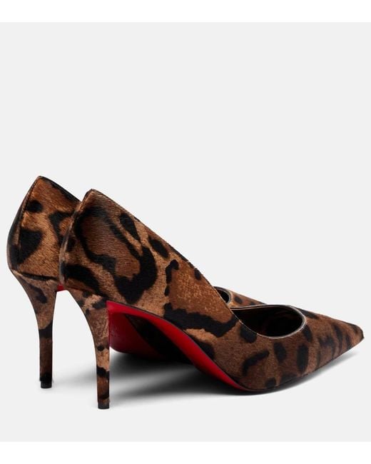 Pumps Miss Z 80 di Christian Louboutin in Brown