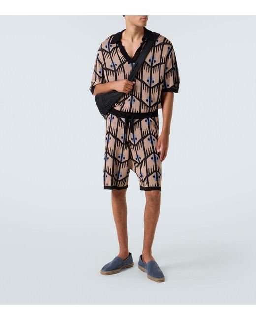Polo di Commas in Black da Uomo