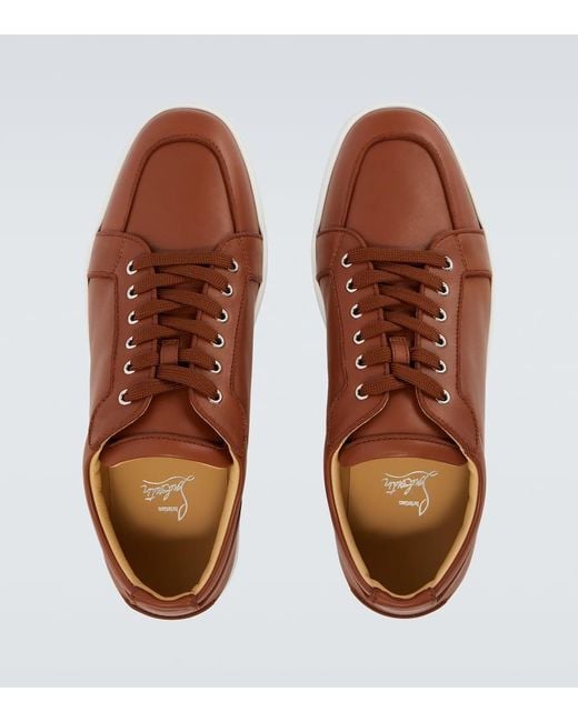 Christian Louboutin Sneakers Rantulow Orlato Aus Leder in Brown für Herren