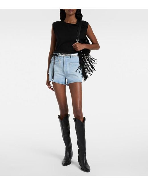 Citizens of Humanity Blue Marlow Denim Shorts