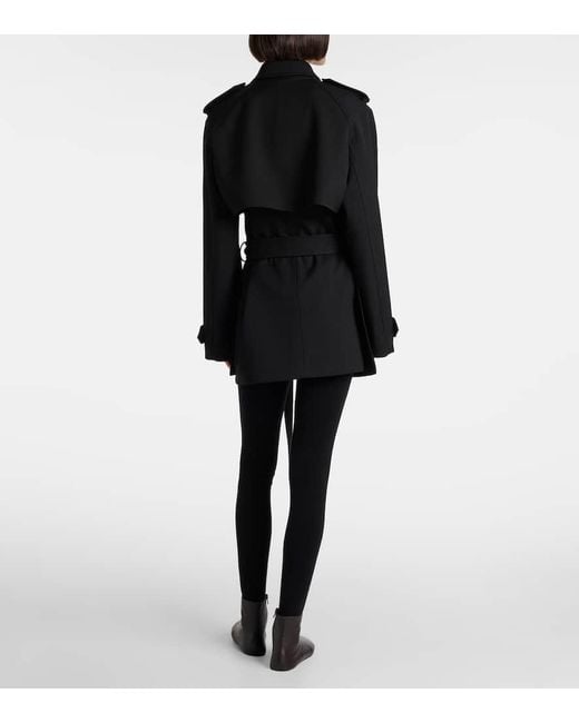 The Row Black Usuaia Belted Virgin Wool Jacket