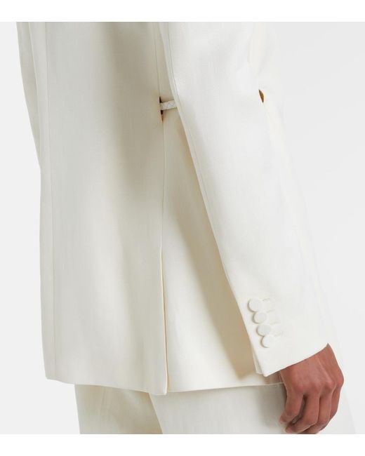 Gabriela Hearst Natural Epona Linen Blazer