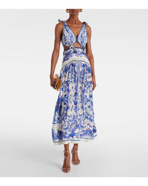 chinese dress ladies Off-White Flower Maxi Dress  FARM Rio
