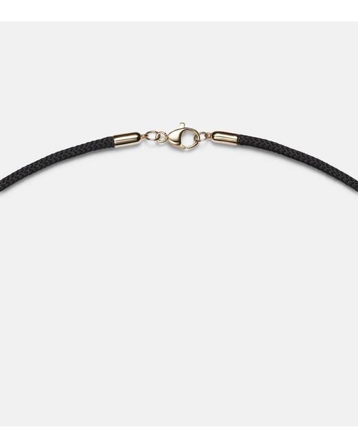 STONE AND STRAND Metallic Festival Vibes 14Kt Choker With Tourmaline