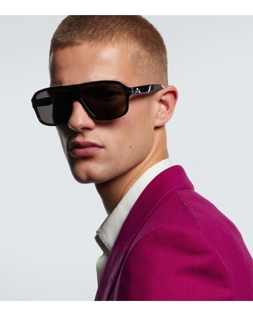 Tom Ford Gray William Aviator Sunglasses for men