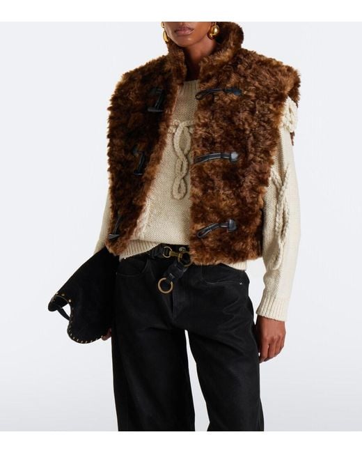 Chaleco Jocya Isabel Marant de color Brown