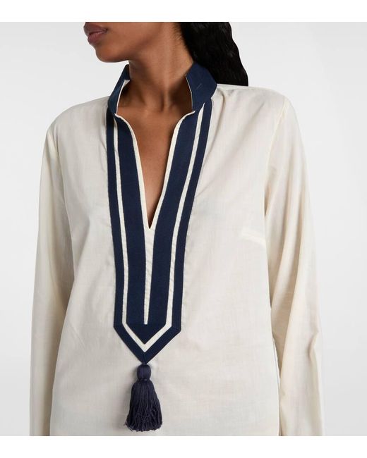 Tunica di Tory Burch in Natural