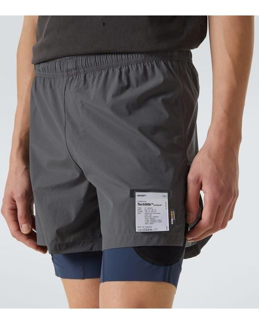 Shorts Techsilk Cordura Satisfy de hombre de color Gray