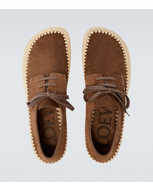 Chaussures Rio En Daim Loewe pour homme en coloris Brown