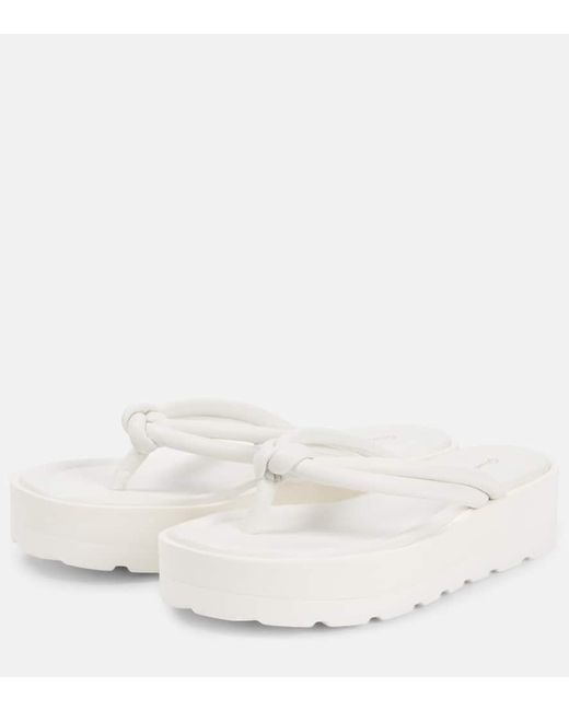 Sandalias de piel Gianvito Rossi de color White