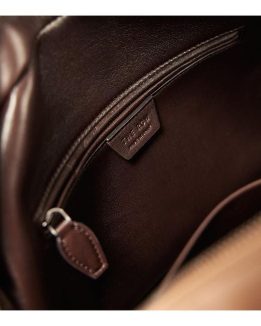 The Row Brown Tote Bag India 12.00 Aus Veloursleder