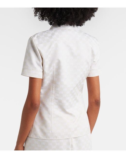 Gucci White Gg Shirt