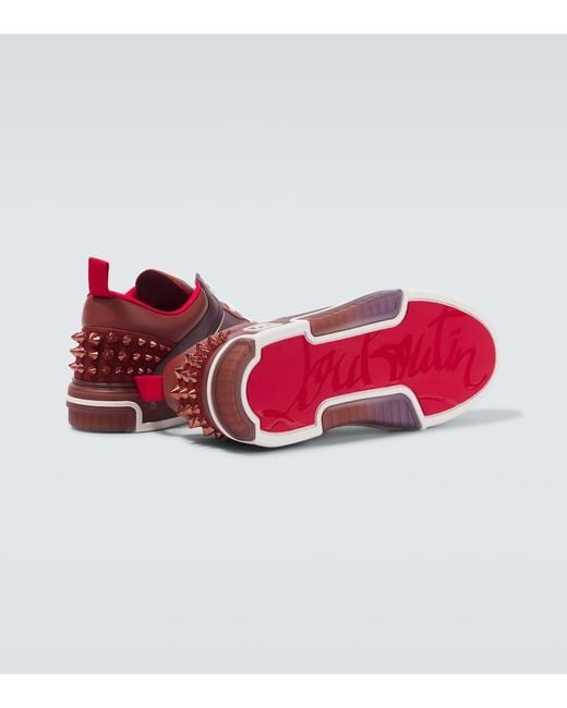 Sneakers Astroloubi di Christian Louboutin in Red da Uomo