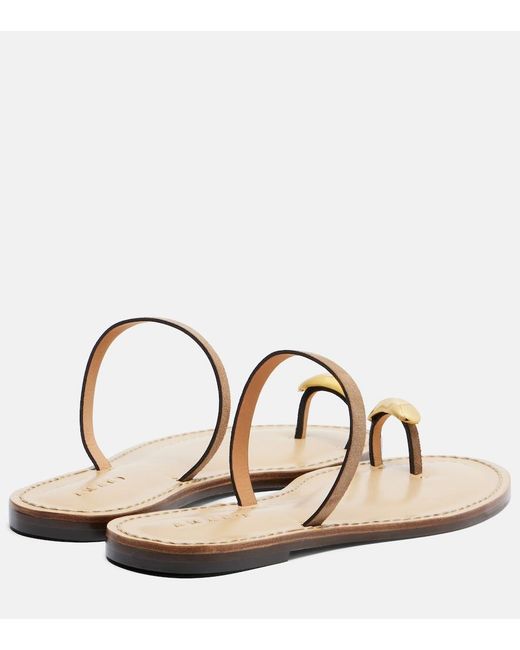 Amanu Brown Kibera Suede Sandals