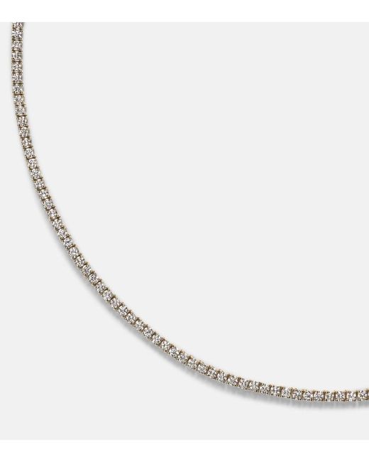 Anita Ko Metallic Hepburn 18Kt Choker With Diamonds