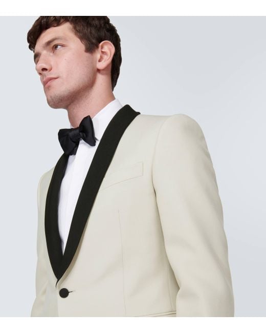 Valentino White Wool Tuxedo for men