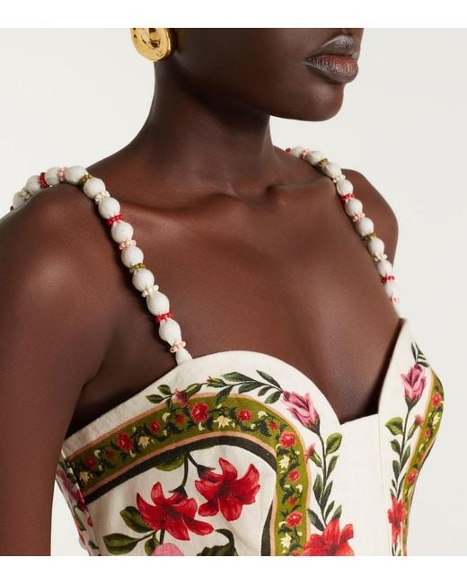 Farm Rio Multicolor Jumpsuit Wonder Rio Aus Leinen