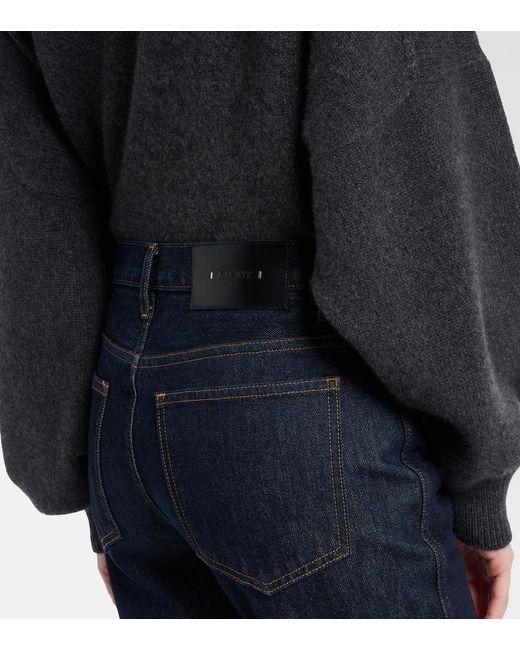 Khaite Blue Clara Flared Jeans