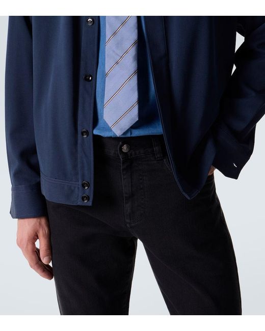 Jeans Slim Canali de hombre de color Black