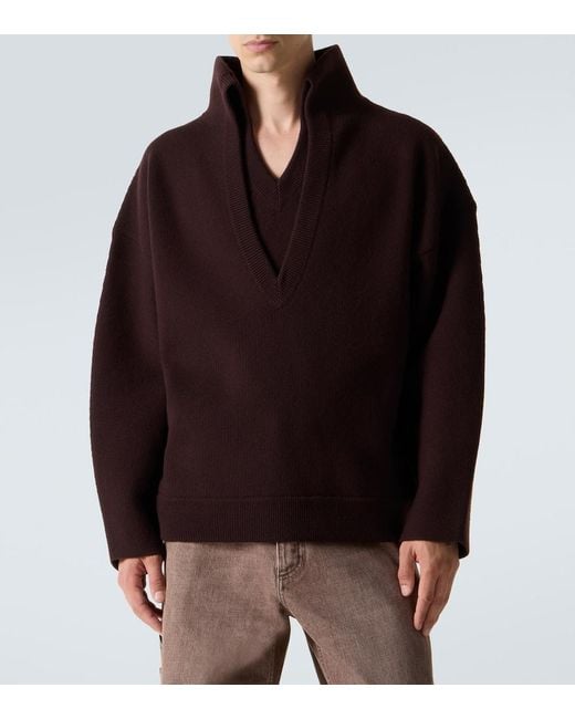 Pullover di Bottega Veneta in Brown da Uomo