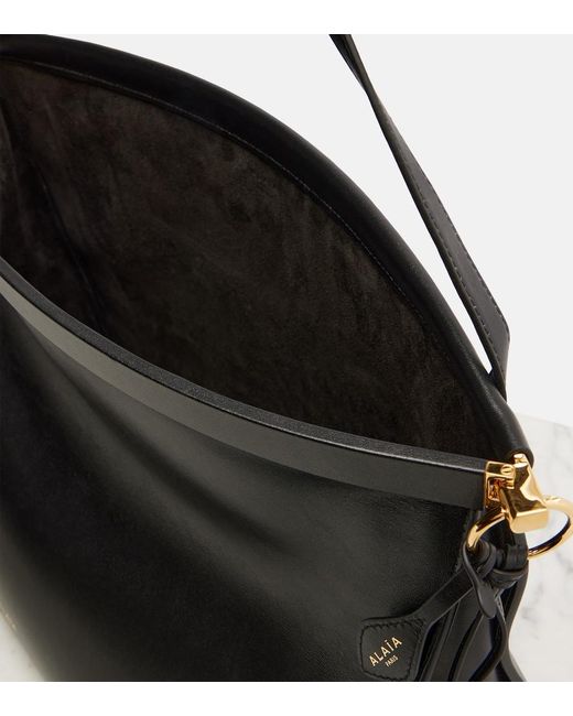 Alaïa Black Leather Bag Le Click East West Large