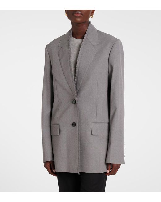 Totême Gray Wool Blazer