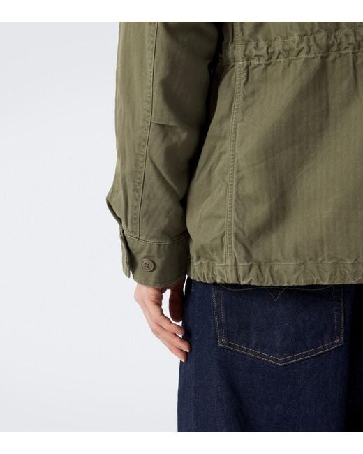 Polo Ralph Lauren Green Iconic Patch-Applique Cotton Field Jacket for men