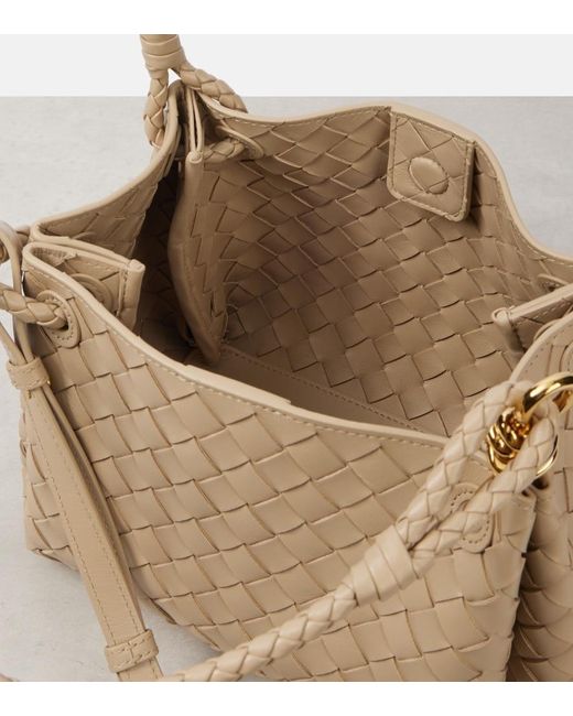 Bottega Veneta Natural Tote Bag Parachute Medium Aus Leder