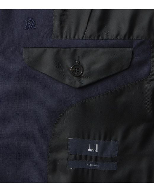 Dunhill Blue Wool Blazer for men