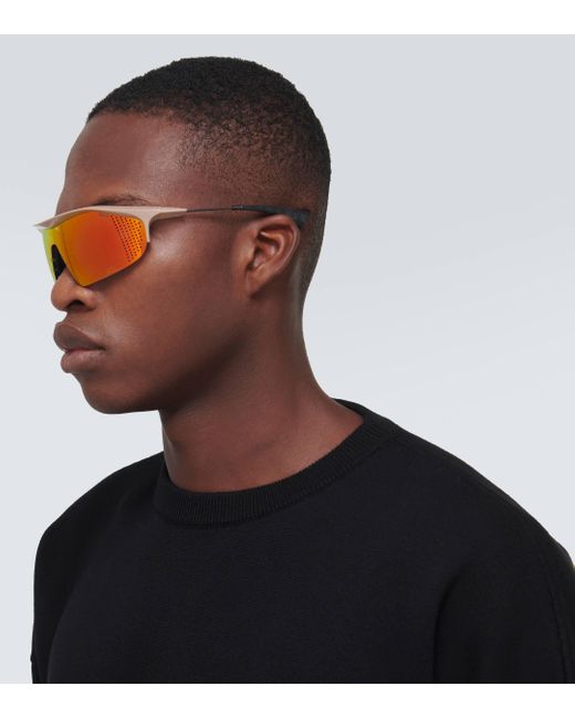 Dior Pink Diorxplorer M1u Shield Sunglasses for men