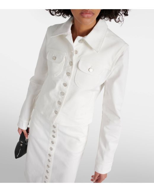 Courreges White Denim Jacket
