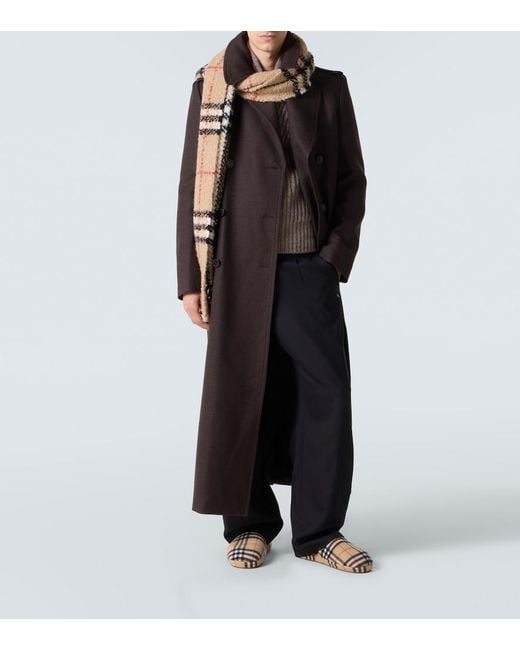 Burberry Slippers Check in Metallic für Herren