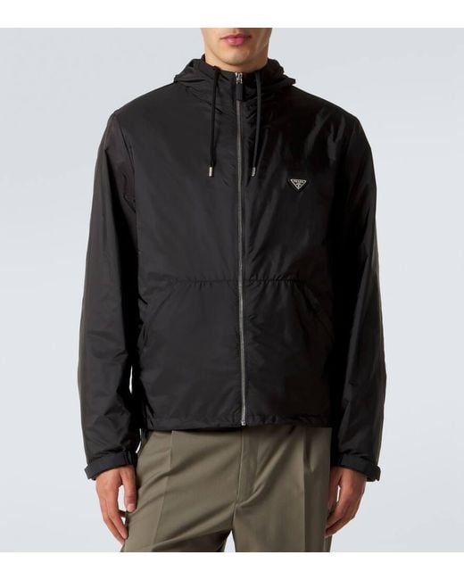 Prada Black Re-Nylon Jacket for men