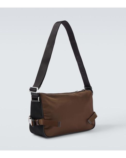 Prada Brown Re-Nylon Shoulder Bag for men
