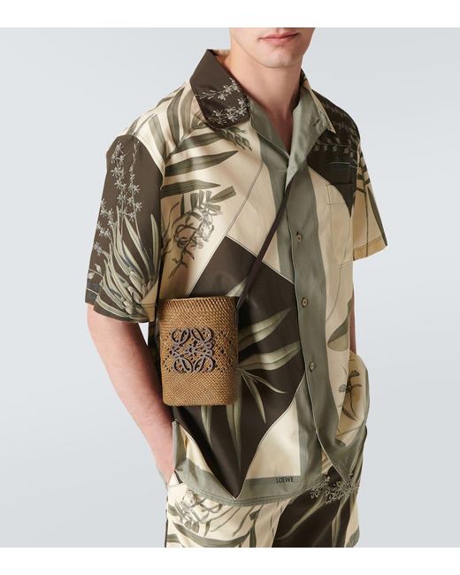 Camisa Paula's Ibiza de algodon y seda Loewe de hombre de color Metallic