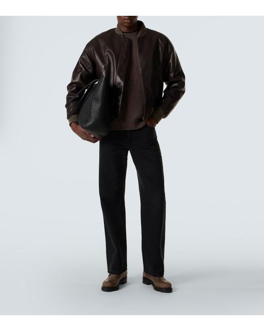 The Row Brown Varly Cashmere Sweater for men